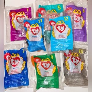 NWT TY Beanie Babies McDonald’s Happy Meal Toy Lot